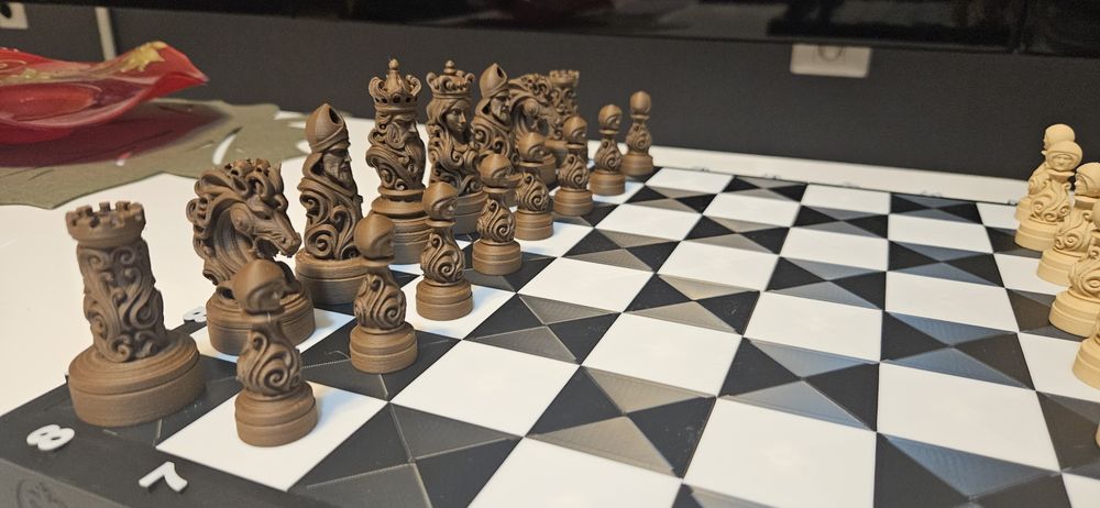 Set 32 piese sah 7 cm înălțime