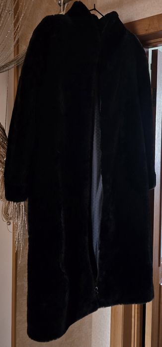 Шуба натуральный мех (мутон)