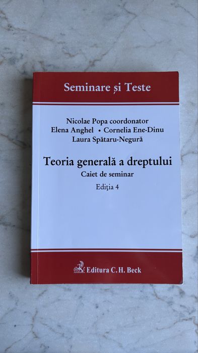 Teoria Generala a Dreptului- Caiet de seminar