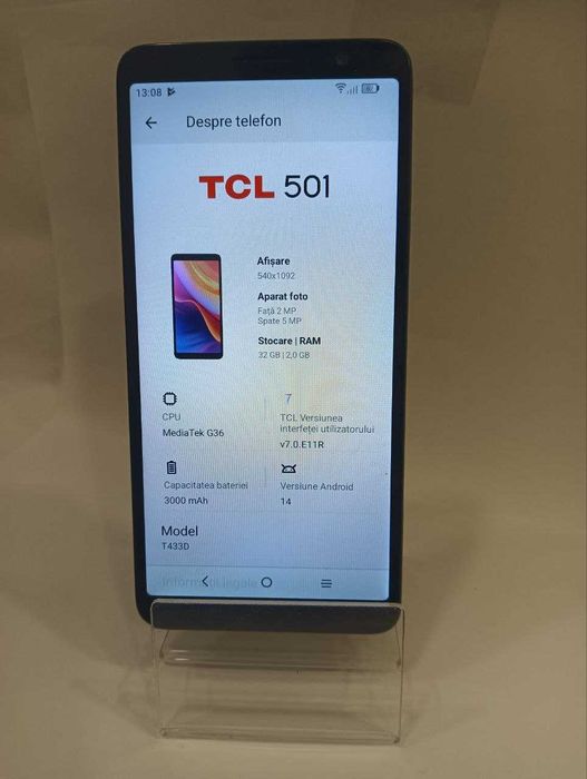 Telefon TCL 501 32 GB Black - Cod 130120