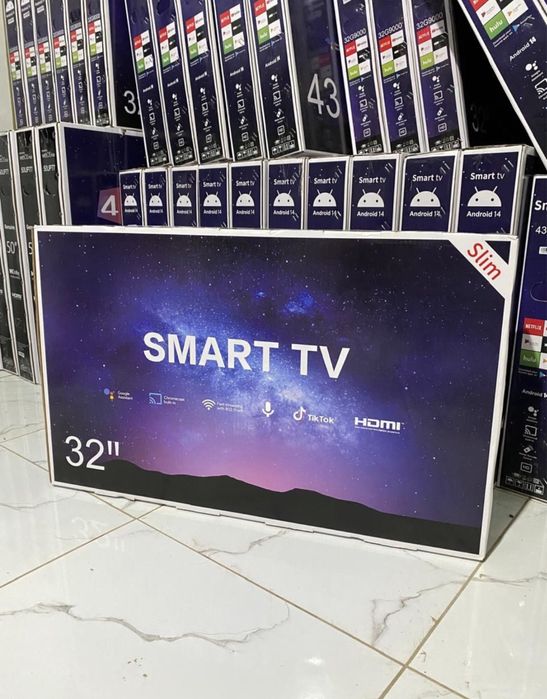 Телевизор Smart wi-fi интернет розничной цене в упаковке model