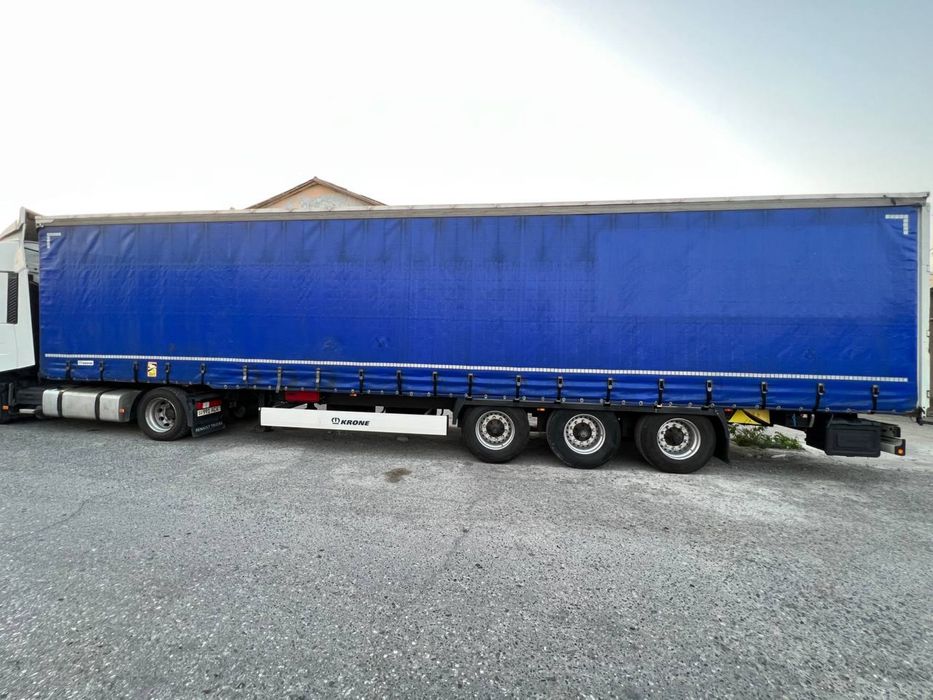 полуприцеп тентовка тент pritsep krone 2016 с бортом