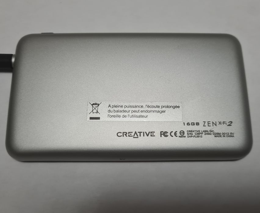 Player audio Creative Zen X-fi 2 16 GB