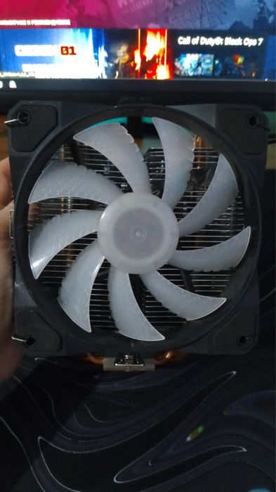 Башенный куллер 6 теплотрубок и винт с аргб подстветкой