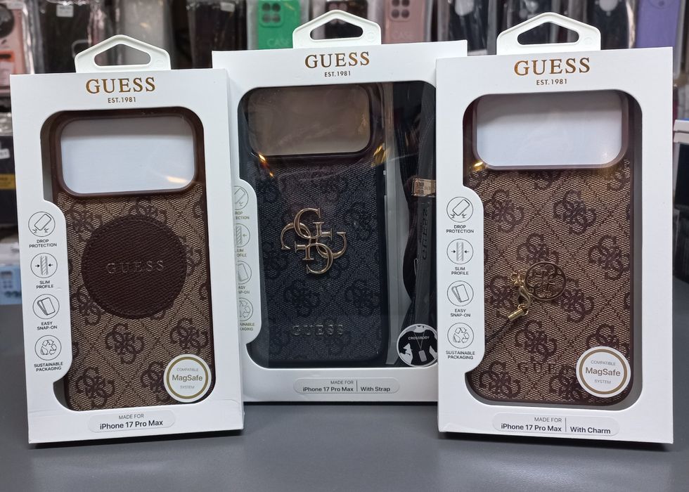 Оригинален кейс Guess за iPhone 17 Pro Max