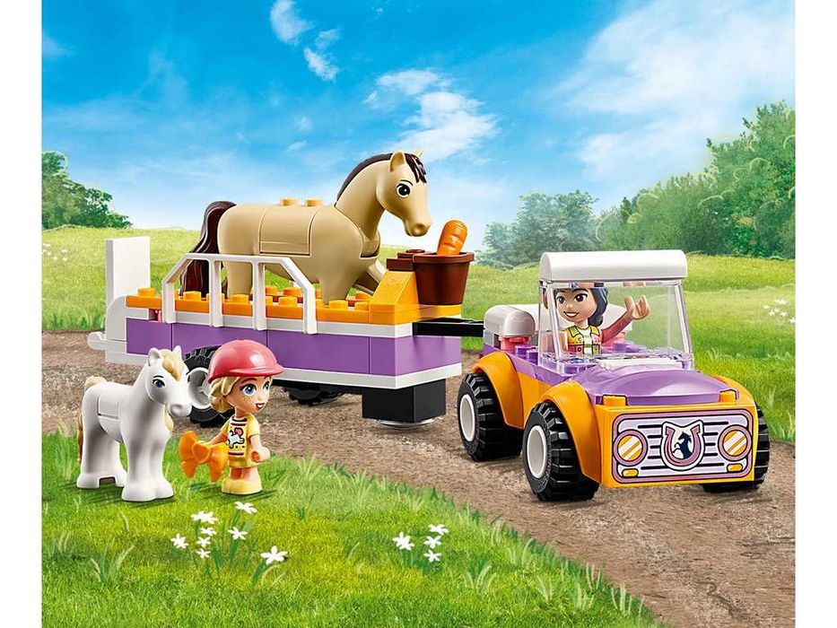 НОВИ! LEGO® Friends 42634 Ремарке за кон и пони