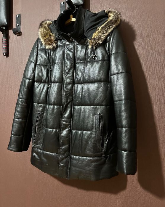 Продам кож зим муж куртку