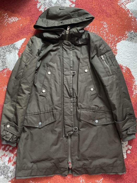 Geaca parka Zara verde maslina