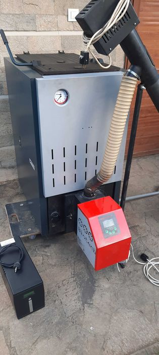 Котел на пелети и дърва Bosch 32kW