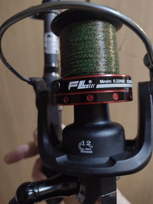 Lanseta telescopică Passion 3,6 m+mulineta FL+ praștie