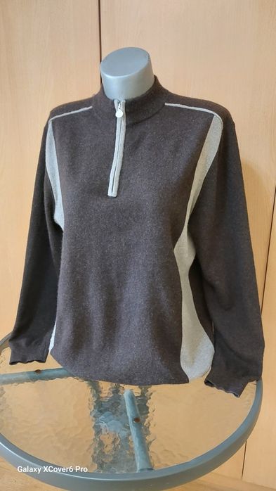 Мъжки пуловер ERIC BOMPARD. 100%кашмир. Размер S