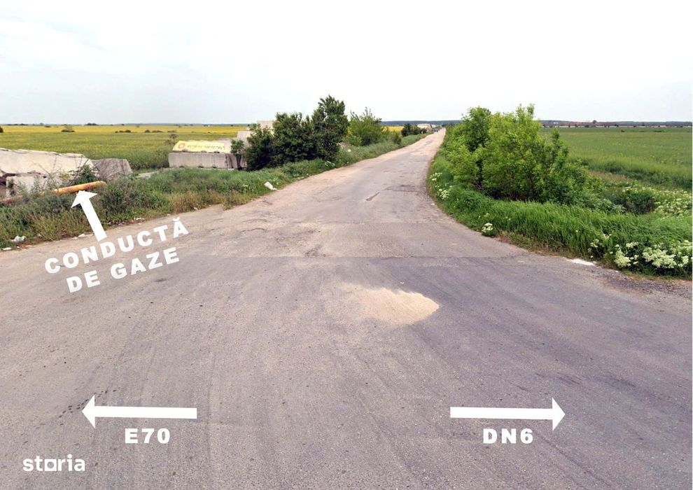 Teren extravilan de vânzare în Mihăilești, Giurgiu