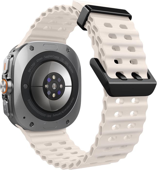 Силиконова Каишка за Samsung Galaxy Watch Ultra - Starlight цвят