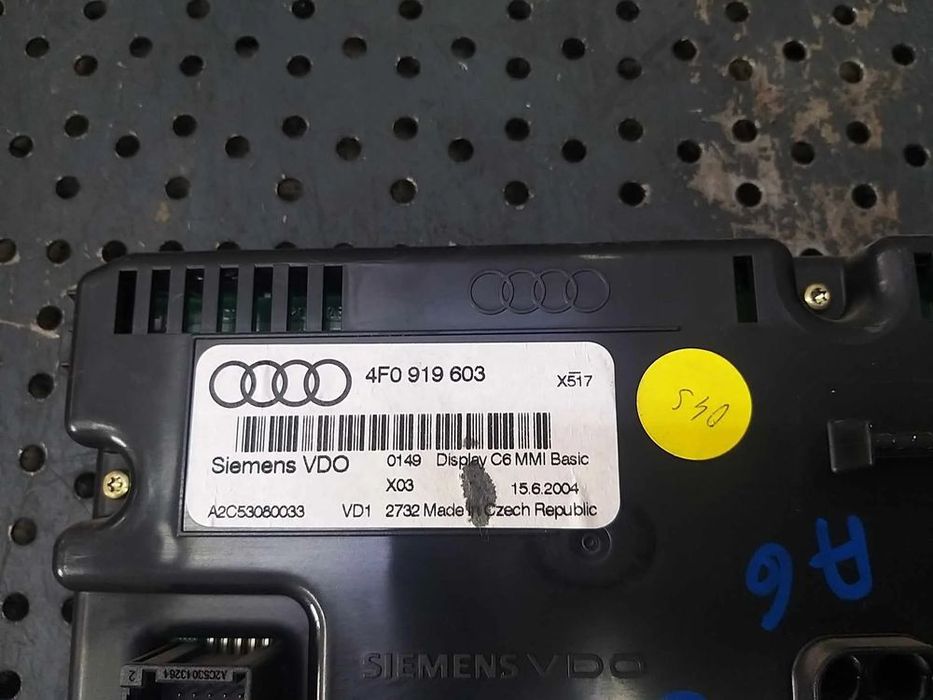 Display navigatie audi a6 c6 4f 4f0919603