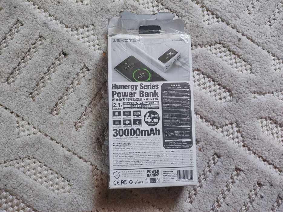 Power bank 30000 mah, новый