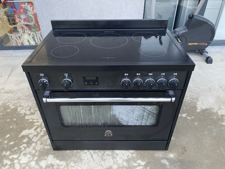 Ретро дизайн Професионална печка с индукционни котлони