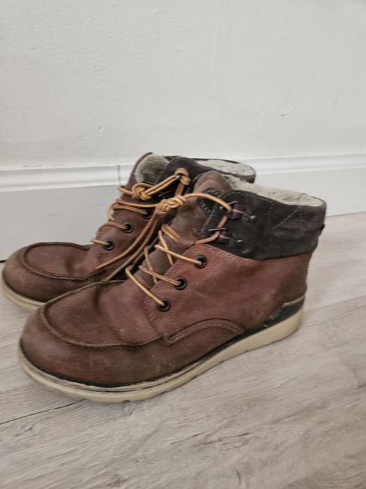 Ботинки ECCO .унисекс.натур замша