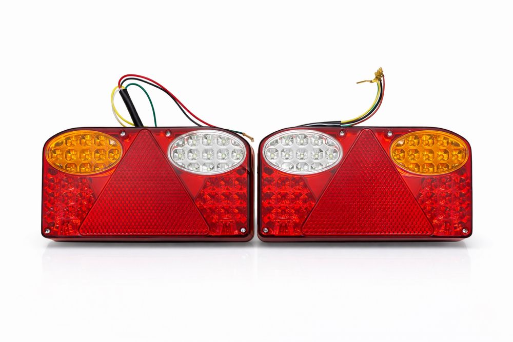 Set 2 Stopuri Led, Lampi Spate, Remorca, Tir, Platforma, 23.5x13.5 cm