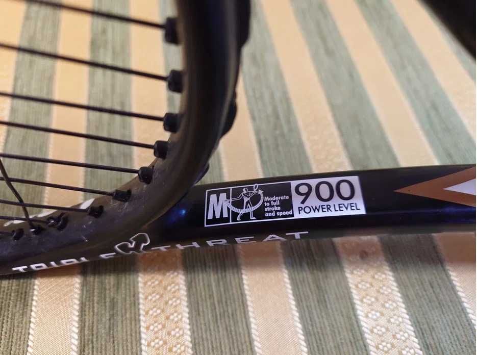 Racheta de tenis Wilson nCode n5 Force + Prince Triple Threat Bandit 110