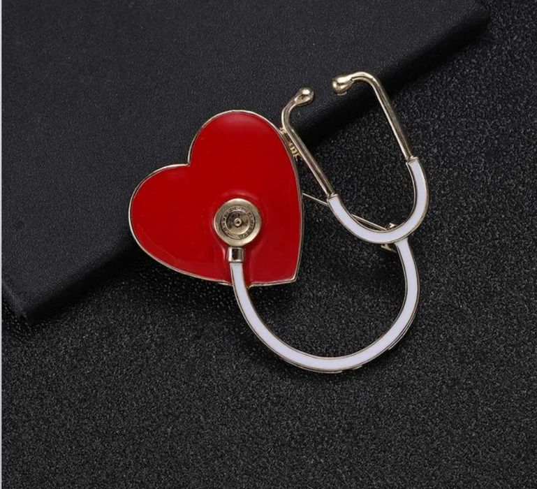 брошка стереоскоп подарък за лекар фармацевт медицинска сестра студент