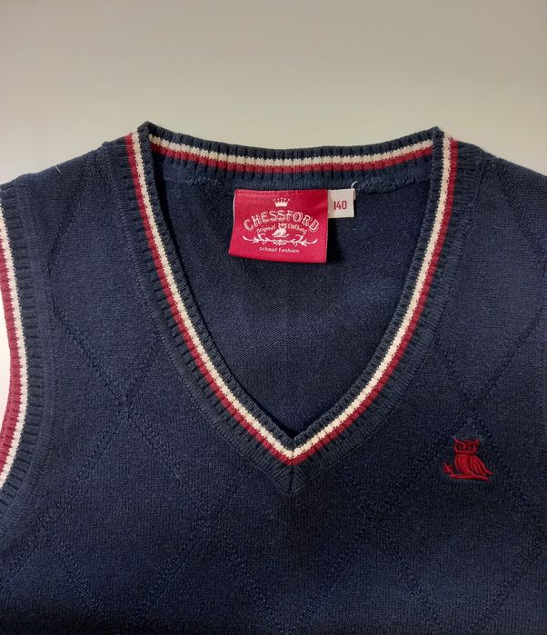 Тёплая жилетка. Рост 140