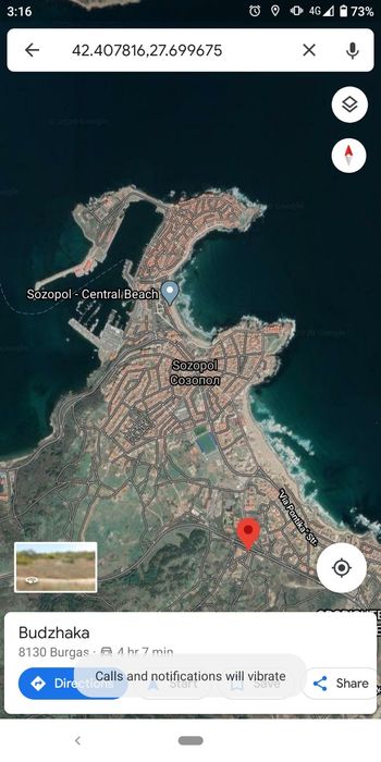 Продава се Парцел в Созопол - 3000 кв.м за 65 €/кв.м - Снимка #3