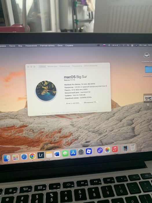 Продам macbook pro 13 mid 2014