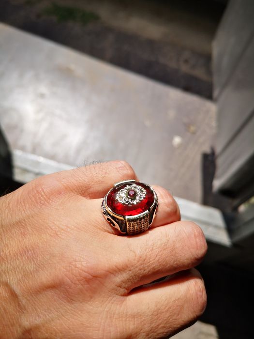 Мужской серебряный перстень