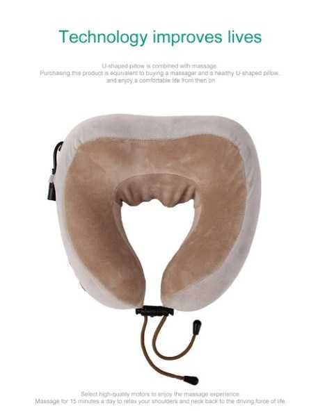 Mассажная подушка, перезаряжаемый электрический массажер для шеи ms2