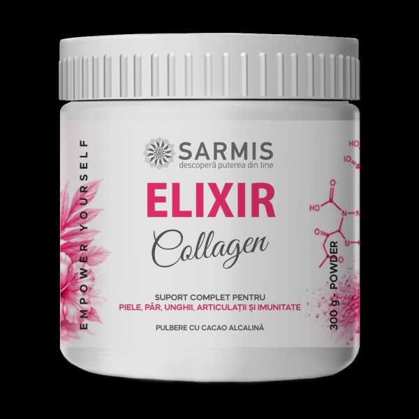 Elixir Collagen Sarmis 300 g, Colagen + Acid Hialuronic | Piele, Păr, Unghii