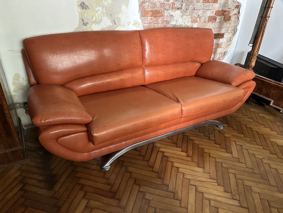 Set canapea extensibila + fotoliu impreuna