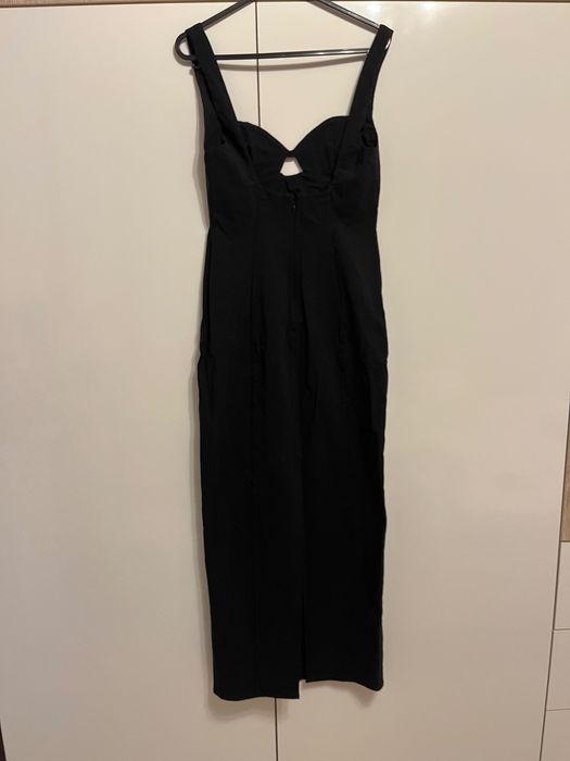 Секси черна рокля Bershka