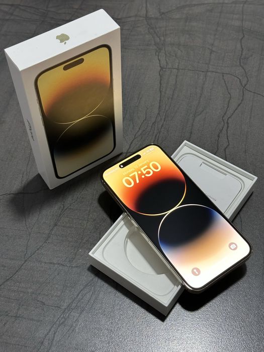 iPhone 14 Pro Max 88%Baterie Gold 128GB Superb !