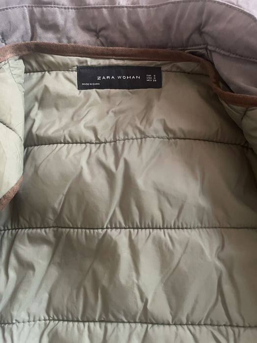 Страхотно дамско водоотблъскващо яке/парка на Zara р-р S!