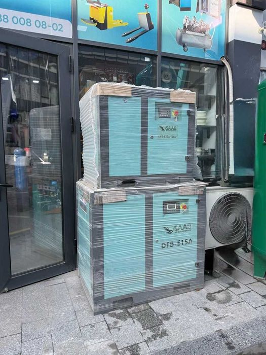 Воздушный винтовой компрессор 15 кВт 10 бар SAAB BAOSI  vintovoy