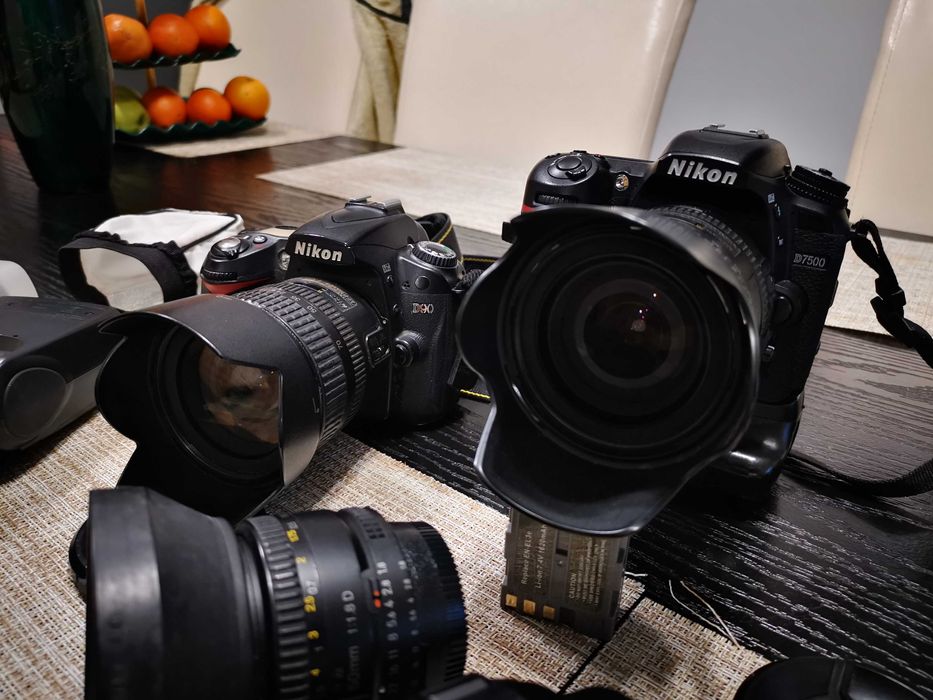 Nikon D7500 + obiective 50mm, 35mm,  Nikon 16-85, Nikon 18-70