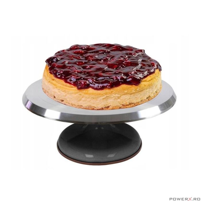 Placa din aliaj de aluminiu, suportul rotativ pentru servit prajituri,