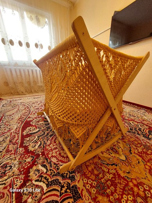 Колыбель-люлька по технике макраме