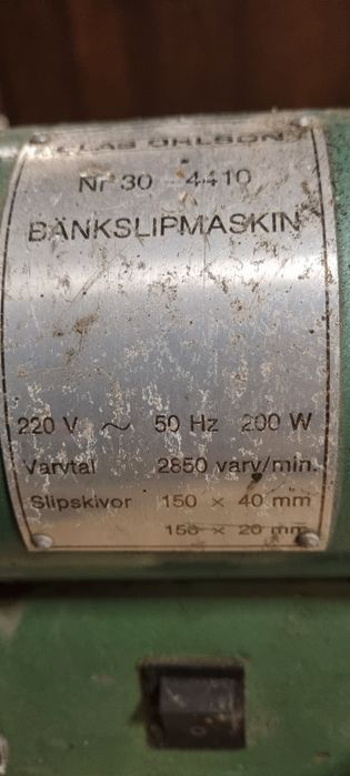 настолен шмиргел Clas Ohlson модел N-30-4410