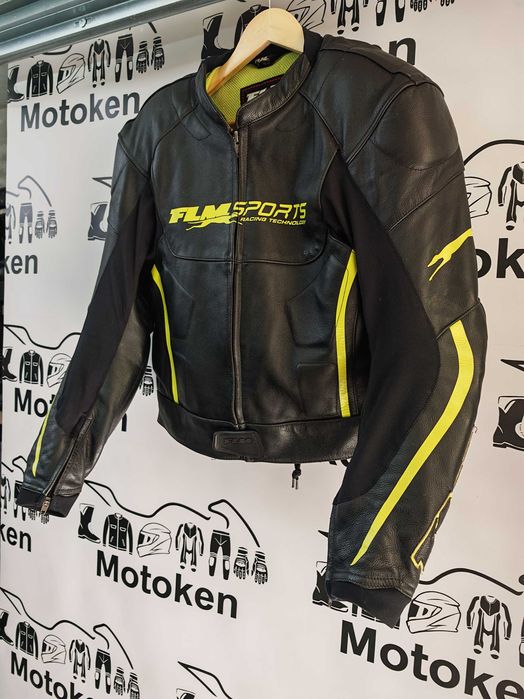 Costum moto piele FLM marime 52/54