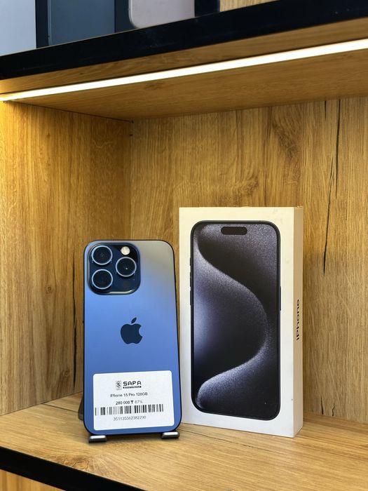 айфон 15 про синий 87%