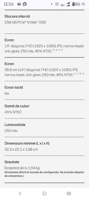 HP Elite Chromebook C640 G3 13.3" nou sigilat