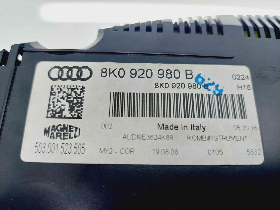 Ceas bord Audi A4 (8K5, B8) Avant [Fabr 2008-2015] 8K0920980B