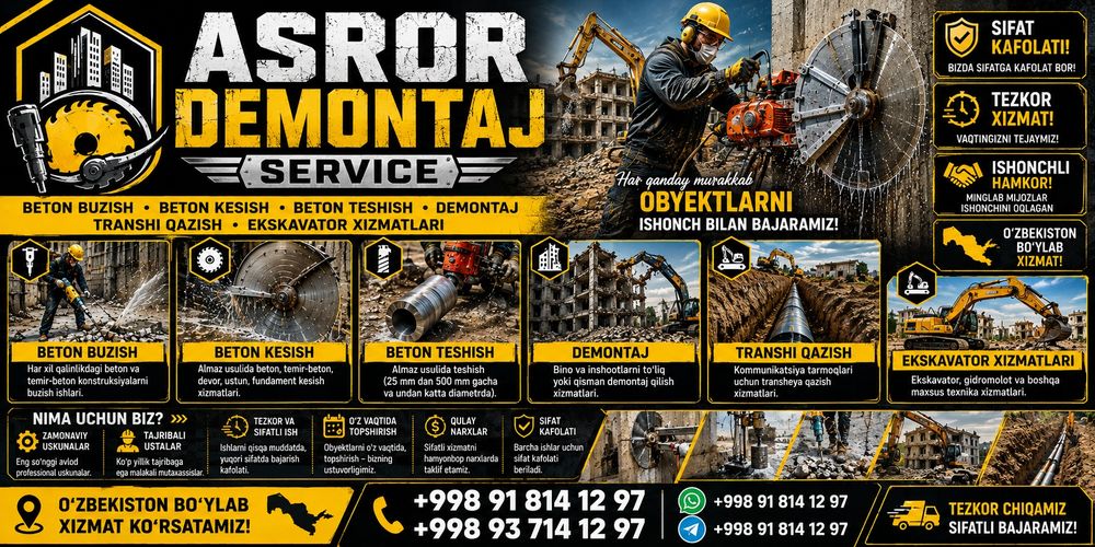 Beton buzish xizmati