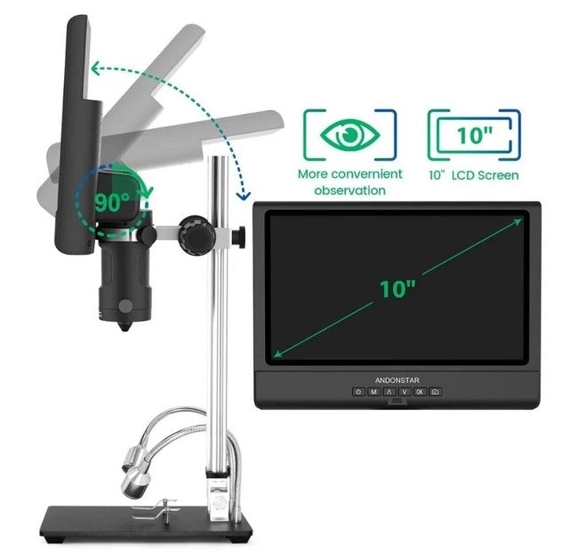 Цифровой Микроскоп 10 дюмовым