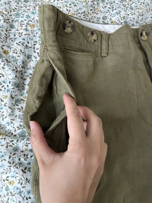Pantaloni scurti din in