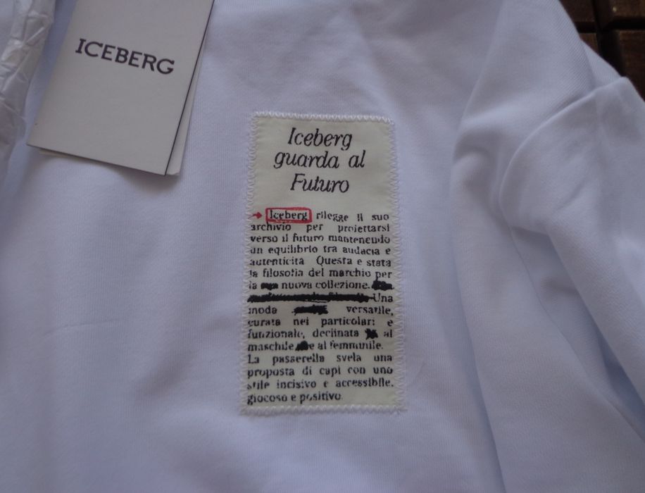 Мъжки суичър Iceberg White Relaxed Fit Cotton Hoodie размер XL