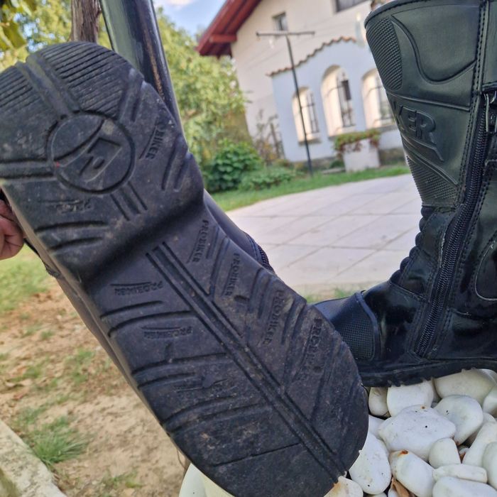 Мото екипировка естествена кожа яке, панталон, боти