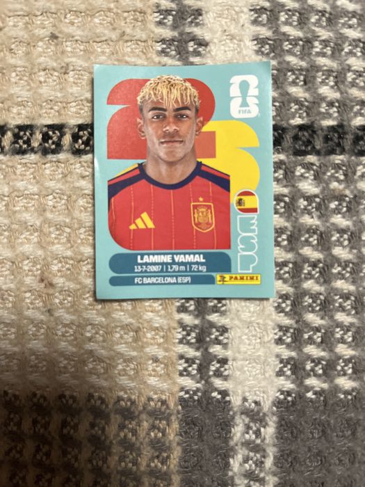 panini fifa world cup Lamine Yamal