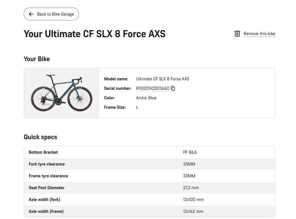 Canyon Ultimate CF SLX 8 AXS